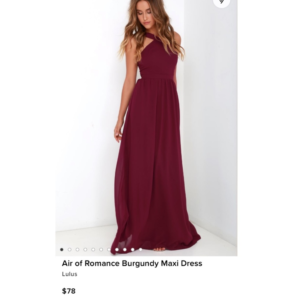 WORN ONCE Lulu’s Air of Romance Maxi Dress